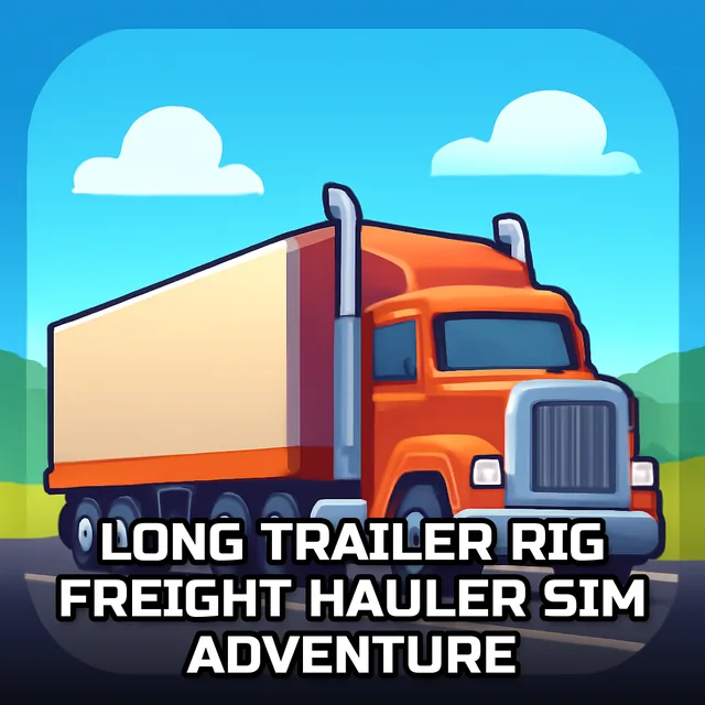 Long Trailer Rig Freight Hauler Sim Adventure - Trailer Reverse game